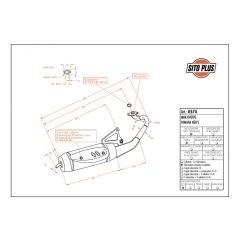 0574 - Muffler Leovince Sito 2-STROKE MBK Ovetto 4