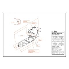0590 - Muffler Leovince Sito 2T Yamaha SLIDER BW'S N.G. MBK STUNT
