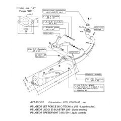 0723 - Muffler Leovince Sito 2T Peugeot SPEEDFIGHT 3 LUDIX BLASTER JET FORCE