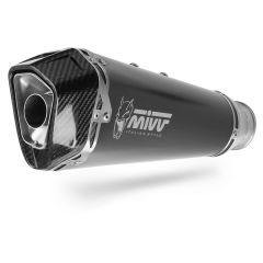 M.015.LDRB - Exhaust Muffler MIVV DELTA RACE Black MOTO GUZZI V100 MANDELLO