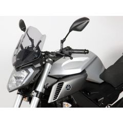 Screen MRA NRM - Racing Maxi per Naked - black YAMAHA MT-125 (14-16)