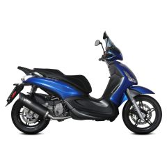 MV.PG.0003.LV - Full Exhaust MIVV MOVER Black SS PIAGGIO BEVERLY 350 (17-20)