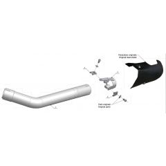 E.002.C1 - Exhaust Mid Pipe Mivv - No-Kat BENELLI LEONCINO (17>)