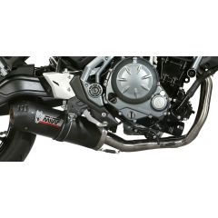 K.044.L3C - Echappement Complete Mivv SPORT OVAL Carbone KAWASAKI Z650 (17-)