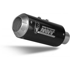 K.044.SM3C - Full Exhaust Mivv MK3 Carbon KAWASAKI NINJA 650 / Z650 (17-)