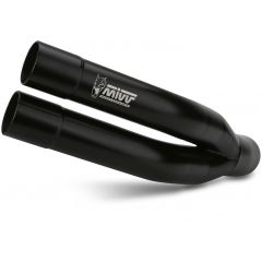 K.045.LDGB - Exhaust Muffler Mivv DOUBLE GUN BLACK KAWASAKI Z900 (17>)