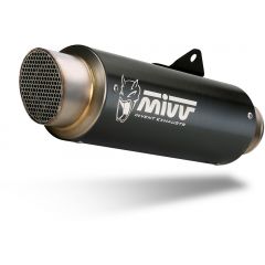 S.054.LXBP - Exhaust Muffler Mivv GPpro Steel Black SUZUKI GSX 250 R (17-)