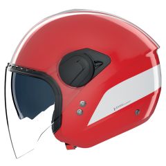 Casque Jet Nolan N20-2 VISOR DOLCE VITA 349 Rosso / Bianco