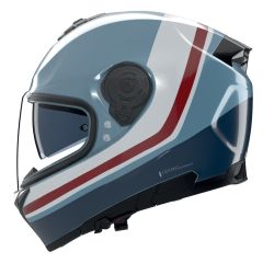 Integralhelm Nolan N80-8 INCLINE 352 Blu grigio / Blu profondo / Bianco / Rosso