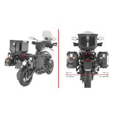 PLOS8717CAM Portamaletas lateral Givi PL ONE-FIT Trekker Outback BENELLI TRK702