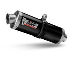 RE.001.LZ - Exhaust muffler Mivv OVAL Black ROYAL ENFIELD SCRAM 411 (22-24)