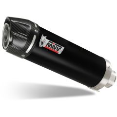 VO.002.LXBC - Full exhaust system Mivv GP Black High VOGE BRIVIDO 125R (23-24)