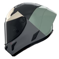 Helm Nolan X-804 RS U.C. BLOCCO 370 Carbonio/Verde grigio/Antracite/Avorio
