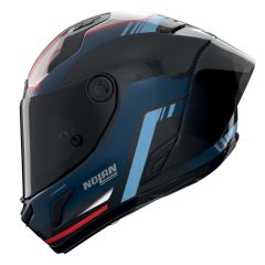 Casco Integral Nolan X-804 RS U.C. PIEGA 366 Carbonio/Blu profondo/Azzurro/Rosso