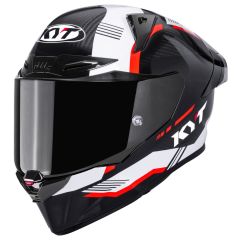 Full-Face Helmet KYT R1R Carbon Zone Red