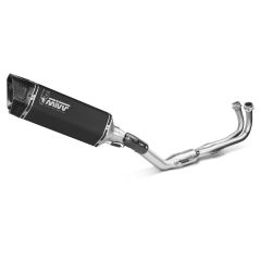 Y.073.LR1XB - Full Exhaust MIVV SR-1 Black YAMAHA T-MAX 560 (22-24)